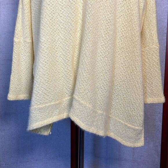 Cherish Cozy Butter Yellow Oversized Relaxed Fit Women's Sweater (Size: Small) - Picture 8 of 11